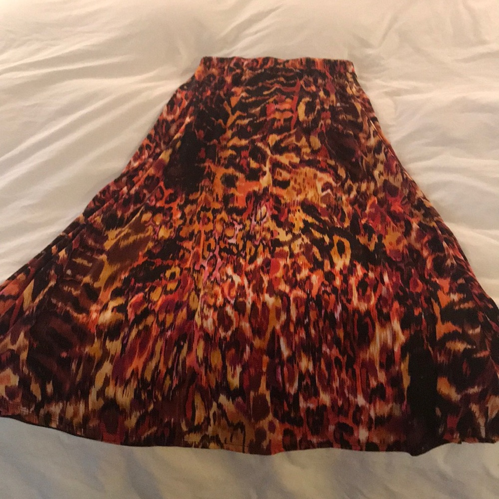 Allie & Rob funky print maxi skirt - size S